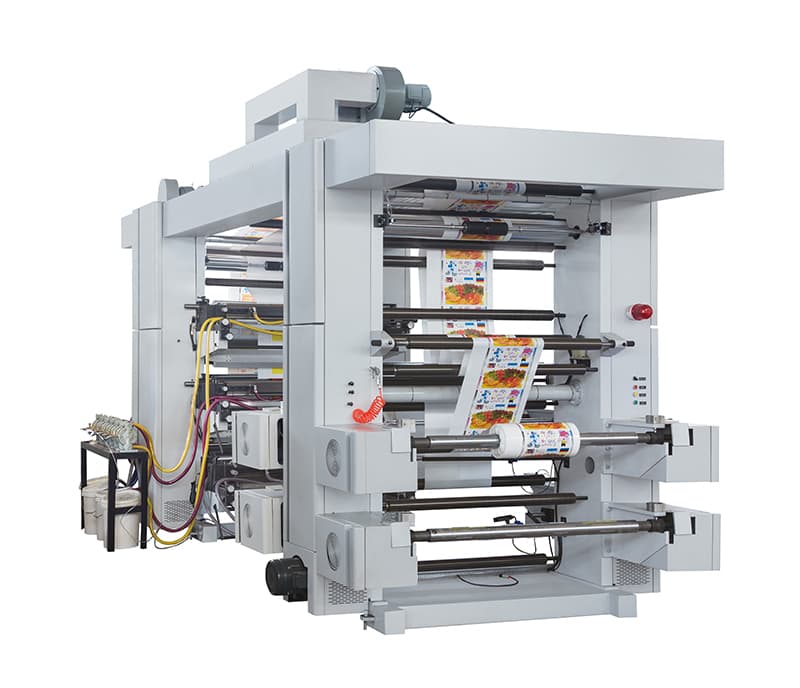 Flexo -Druckmaschine 6 Farbe